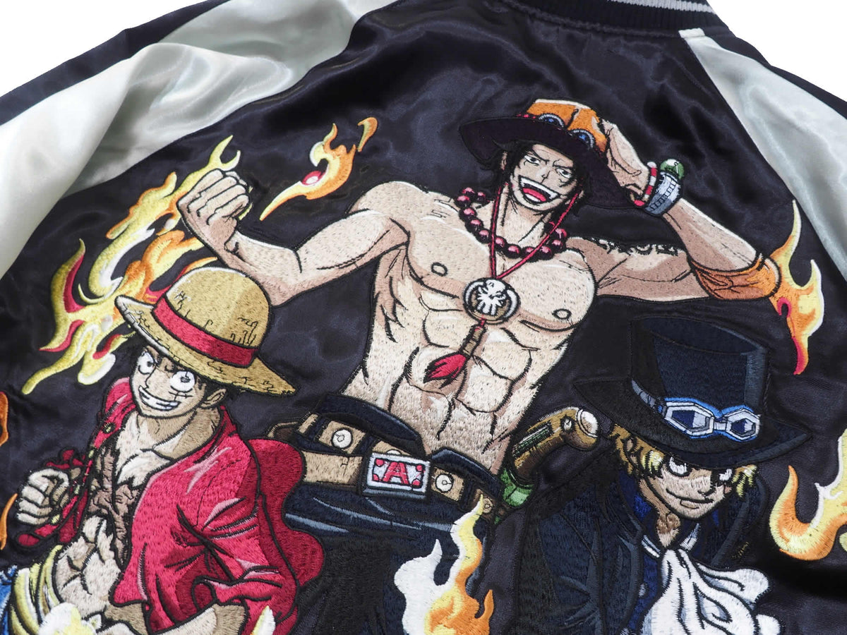 超可爱 ONEPIECE 刺繍スカジャン 三兄弟 スタジャン - newsbytes.ph