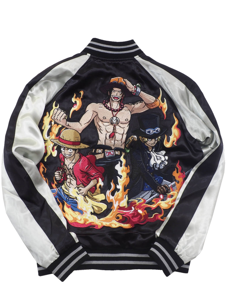 ONE PIECE]三兄弟 スカジャン – 福服堂[FUKUFUKU-DOU]